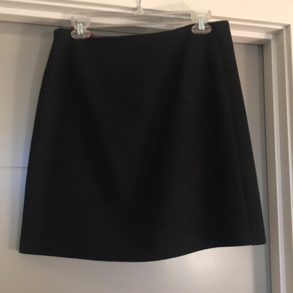 Boden Black Wool Skirt